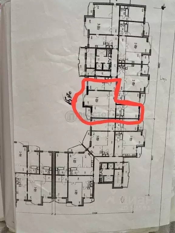 Свободной планировки кв. Московская область, Красногорск бул. ... - Фото 2