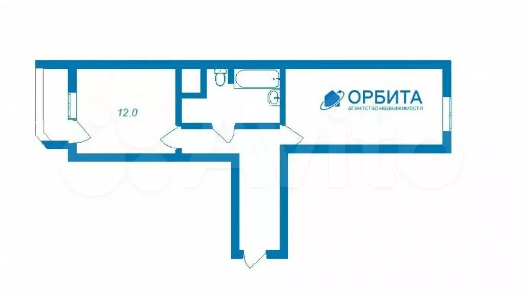 1-к. квартира, 47,2 м, 14/16 эт. - Фото 0