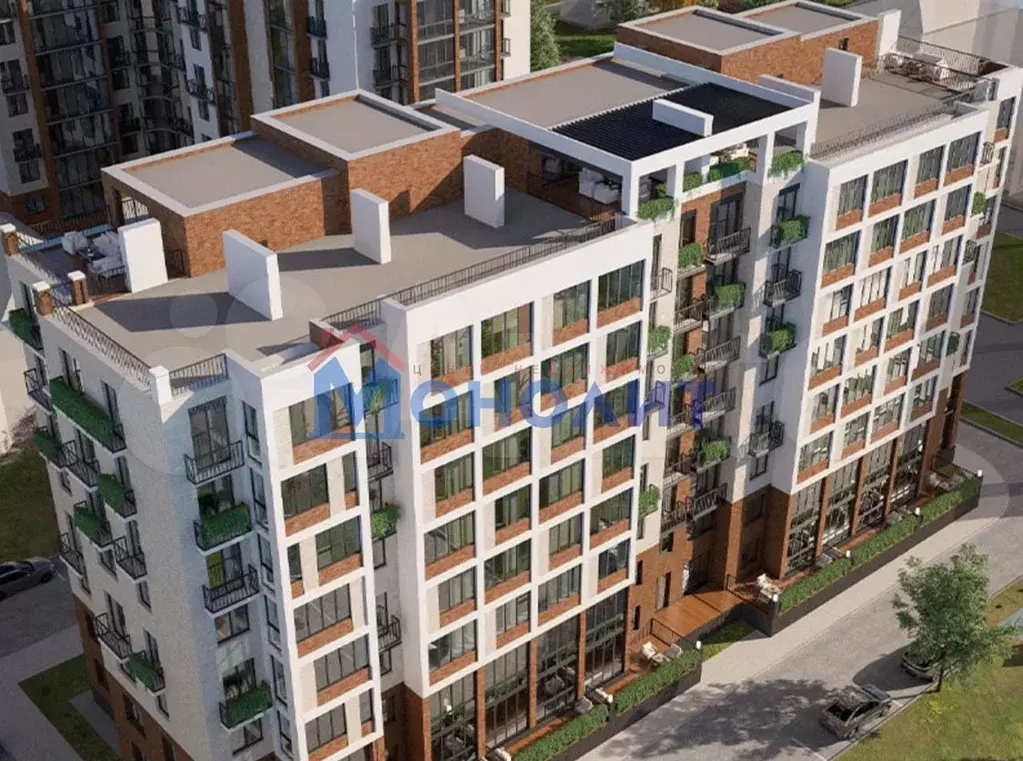 2-к. квартира, 68 м, 1/8 эт. - Фото 1