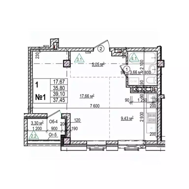 1-к кв. Приморский край, Уссурийск Семь Ветров мкр, Уссури Парк жилой ... - Фото 1