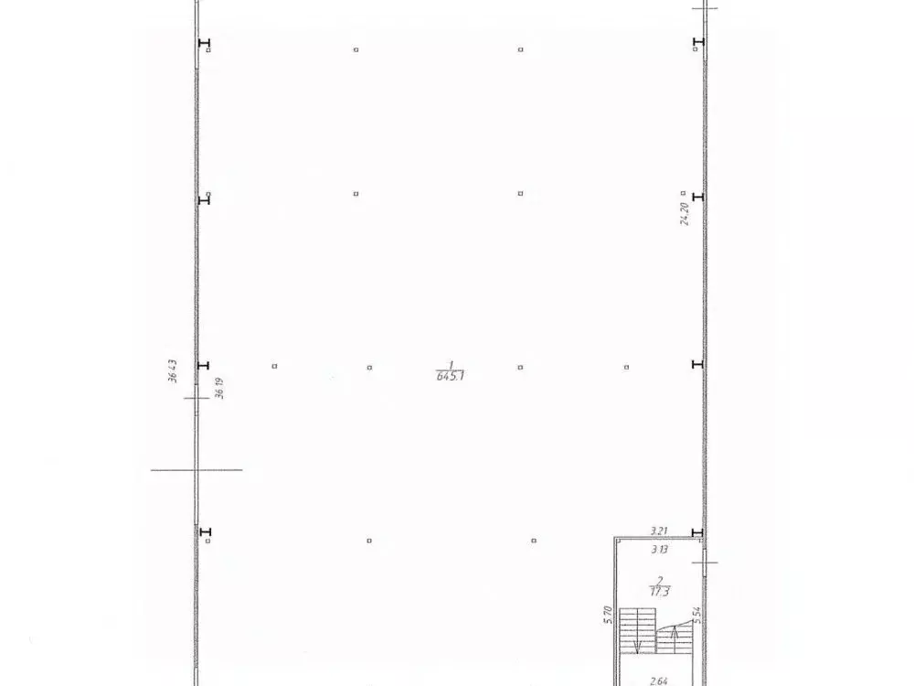 Склад в Московская область, Лосино-Петровский ул. Чкалова, 42к1 (1462 ... - Фото 2