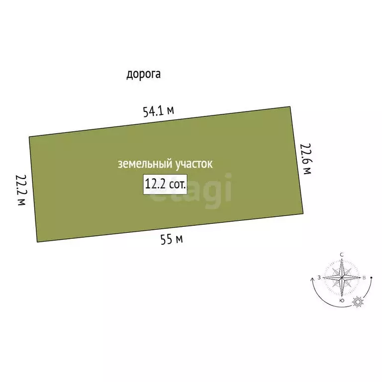 Участок в Волосовский район, деревня Клопицы (12.15 м) - Фото 1