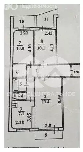 3-комнатная квартира: Искитим, микрорайон Индустриальный, 54 (64 м) - Фото 0