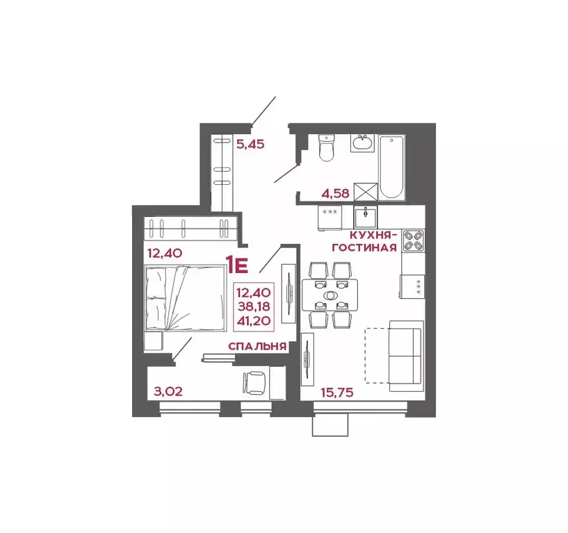 1-к кв. Пензенская область, Пенза Микрорайон Новобережье жилой ... - Фото 1