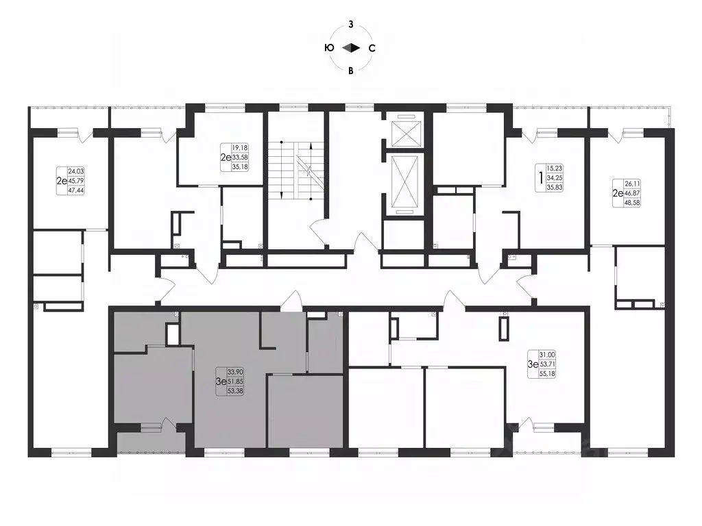 3-к кв. Воронежская область, Воронеж Первое Мая мкр, Май жилой ... - Фото 2
