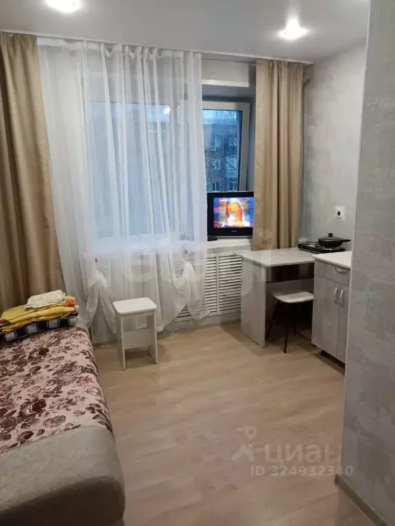 Студия Красноярский край, Красноярск Николаевка мкр, ул. Панфиловцев, ... - Фото 1