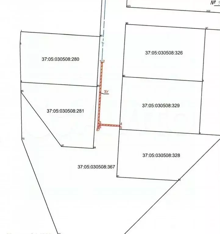 Участок в Ивановская область, Ивановский район, Богданихское с/пос, д. ... - Фото 1