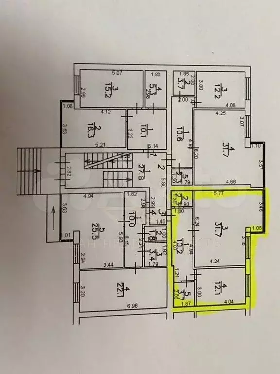 2-к. квартира, 60 м, 2/3 эт. - Фото 0