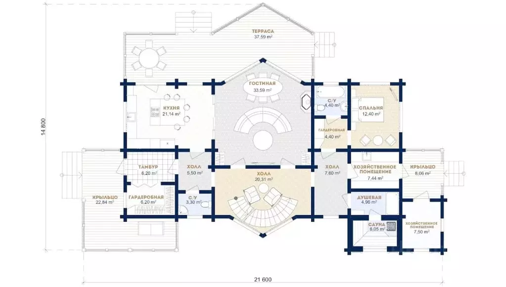 Дом в Ленинградская область, Всеволожский район, Куйвозовское с/пос, ... - Фото 2