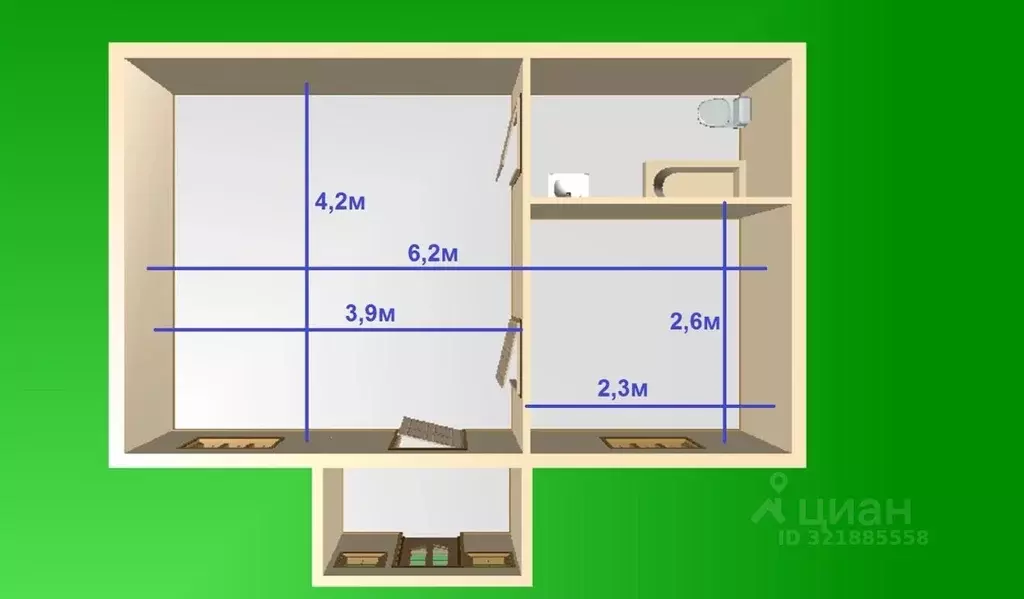 Таунхаус в Оренбургская область, Оренбургский район, с. Ивановка ул. ... - Фото 2