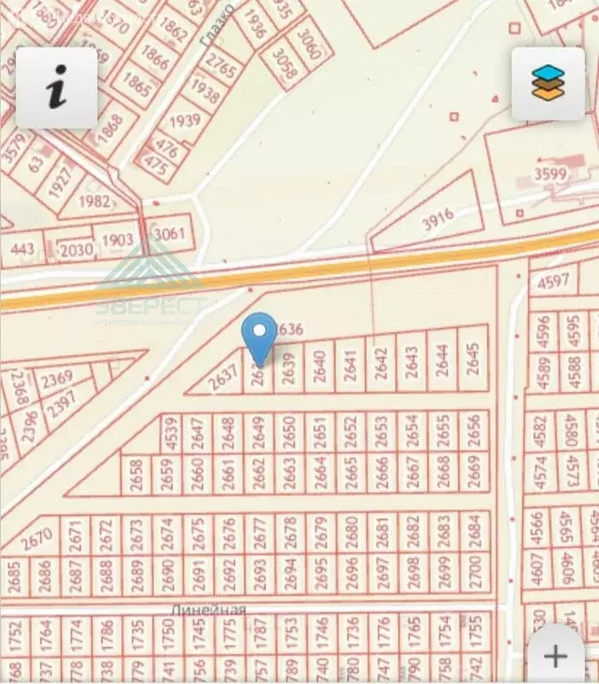 Участок в село Белый Яр, улица Акимкина, 3 (13.92 м) - Фото 1