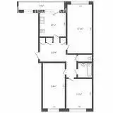 3-комнатная квартира: Псков, улица Алтаева, 5 (67.5 м) - Фото 1
