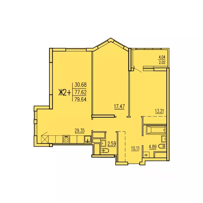 2-к кв. Пензенская область, Пенза Засурье мкр, Акварель жилой комплекс ... - Фото 1