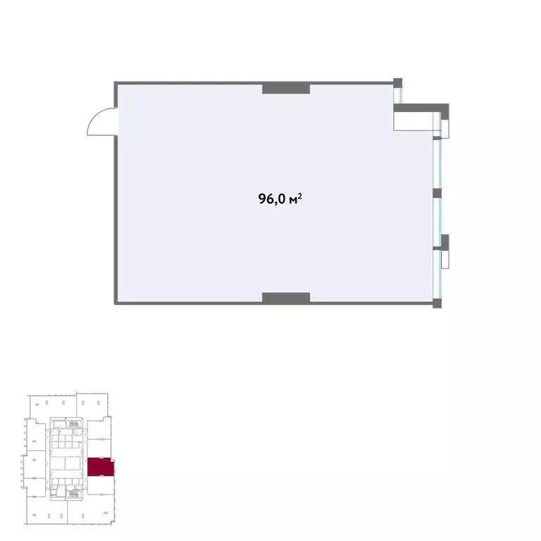 Офис (96 м) - Фото 1