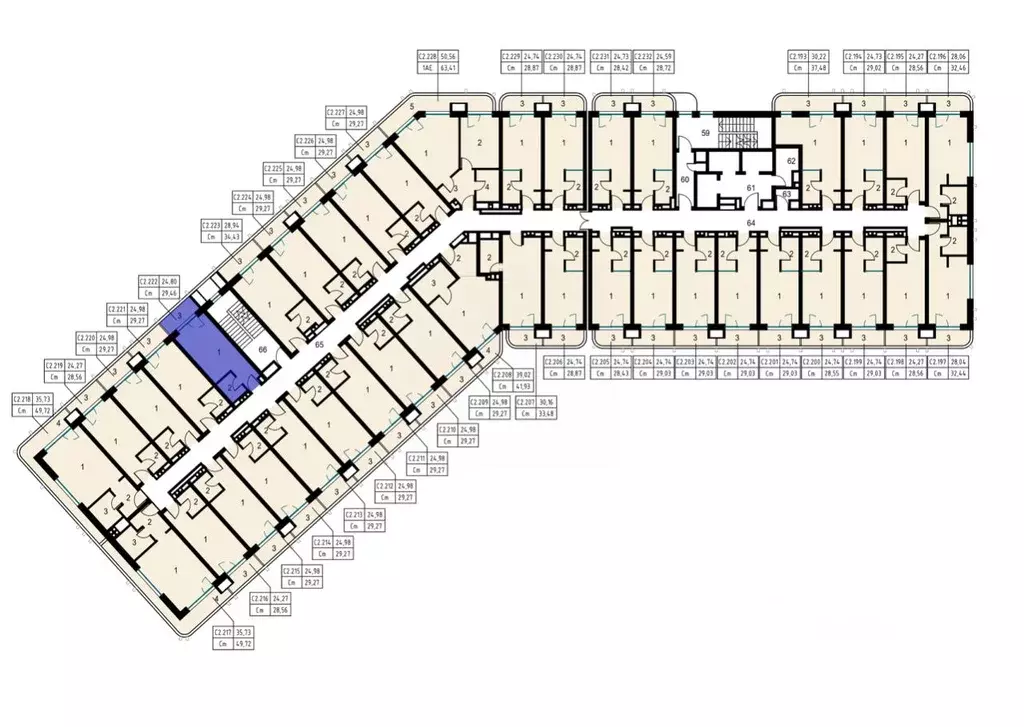 Студия Крым, Саки ул. Морская (29.46 м) - Фото 2