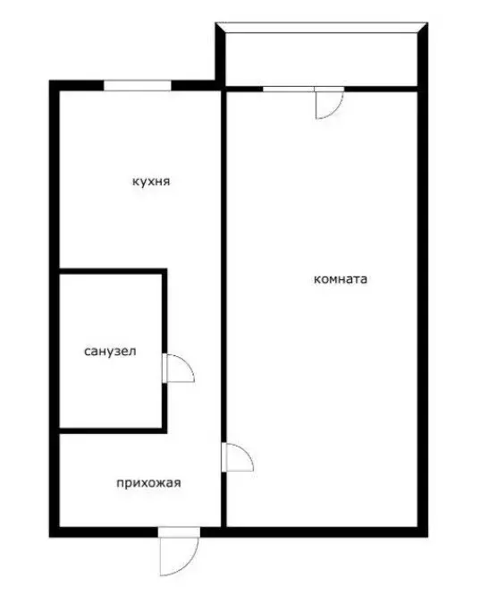 1-комнатная квартира: посёлок городского типа Яблоновский, Дорожная ... - Фото 1