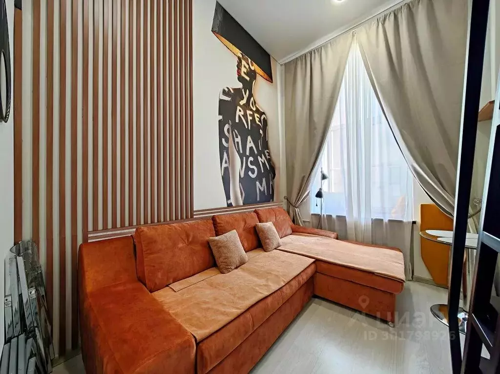 Студия Санкт-Петербург ул. Глинки, 1 (23.0 м) - Фото 0