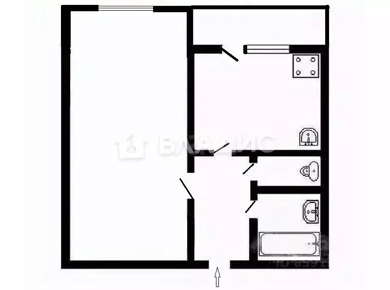 1-к кв. Воронежская область, Воронеж пер. Здоровья, 88А (37.5 м) - Фото 2