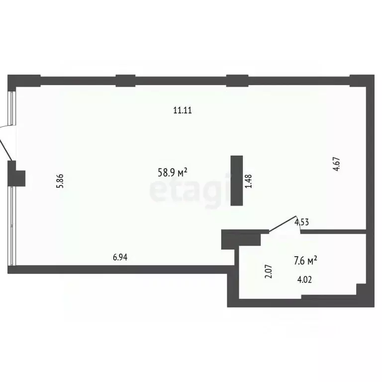 Помещение свободного назначения в Тюменская область, Тюмень Тарманы ... - Фото 2