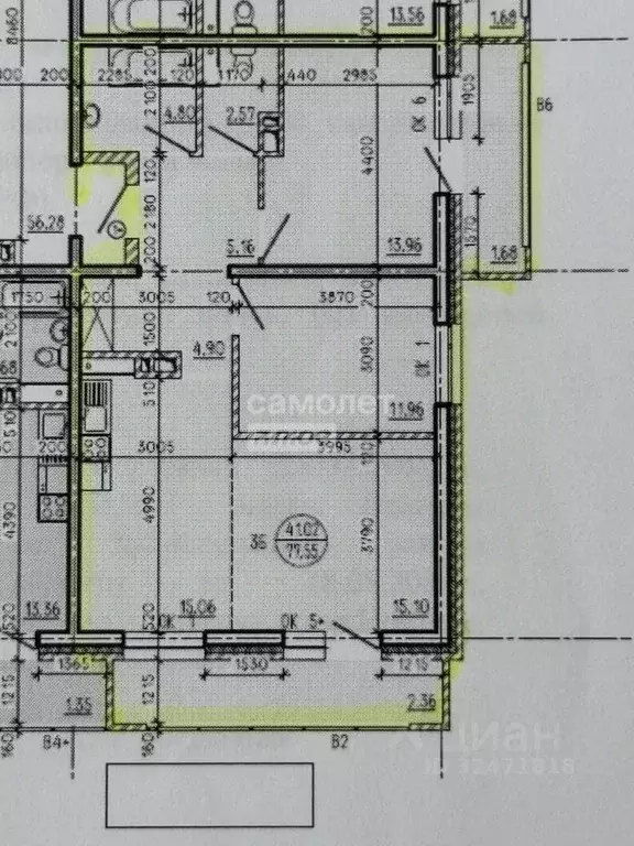 3-к кв. Иркутская область, Иркутск Топкинский мкр, 74 (86.17 м) - Фото 1
