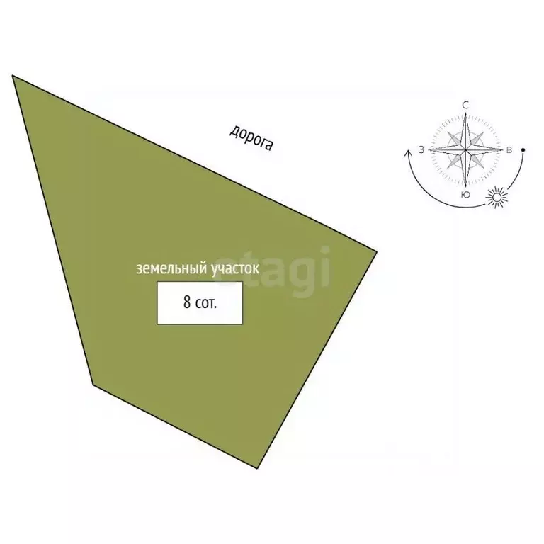 Участок в Москва Акулово СНТ, 3 (8.0 сот.) - Фото 1