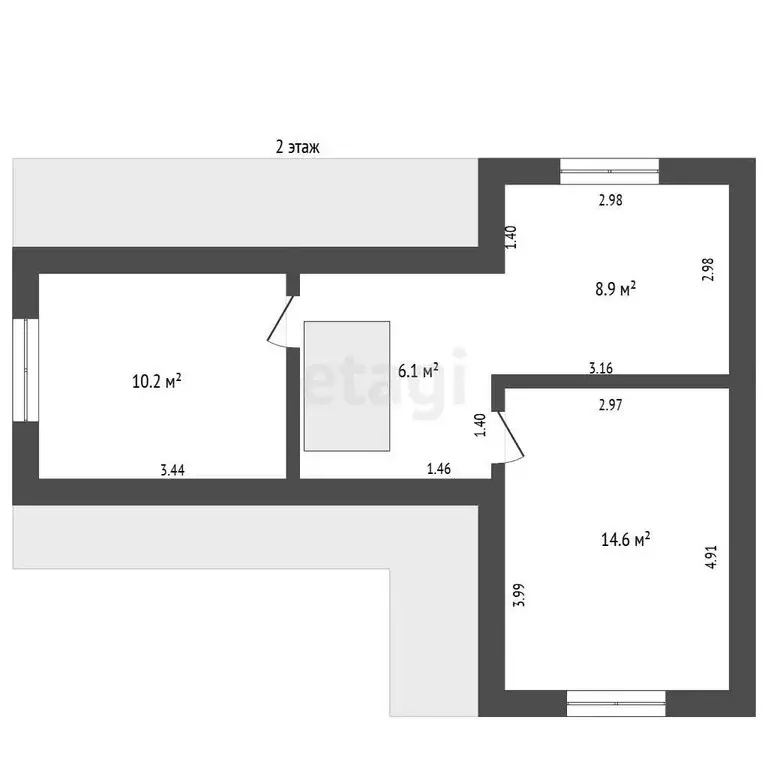 Дом в Омск, территория СОСН Отдых-1, 16-я аллея (93.5 м) - Фото 2