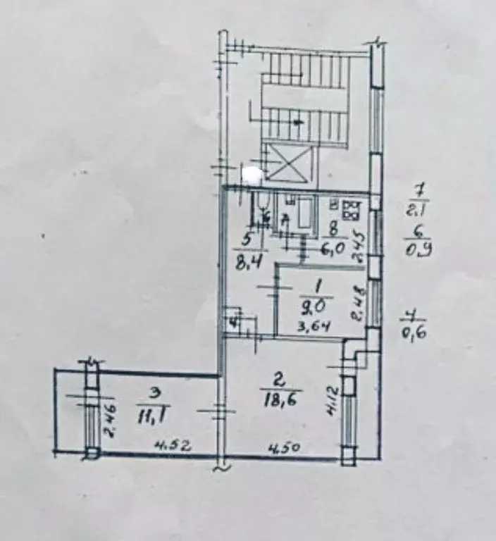 3-к кв. Санкт-Петербург Отечественная ул., 2/11 (59.0 м) - Фото 0