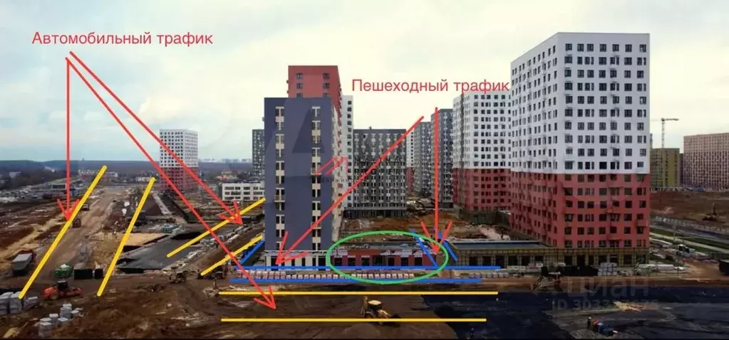 Торговая площадь в Московская область, Ленинский городской округ, д. ... - Фото 1