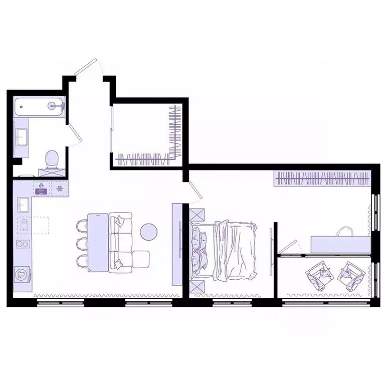 3-к кв. Приморский край, Владивосток Днепровская ул., 25к5 (64.6 м) - Фото 2