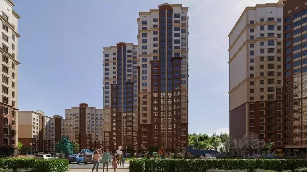 3-к кв. Крым, Симферопольский район, с. Мирное ул. Крымской Весны, 6к2 ... - Фото 1
