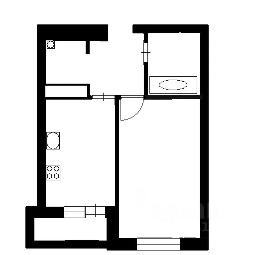 1-к кв. Нижегородская область, Нижний Новгород Малая Ямская ул., 18к3 ... - Фото 2