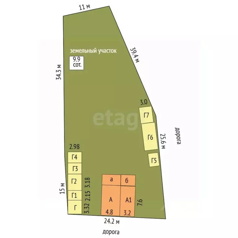 Дом в Башкортостан, Бирск Революционная ул., 34 (45 м) - Фото 1