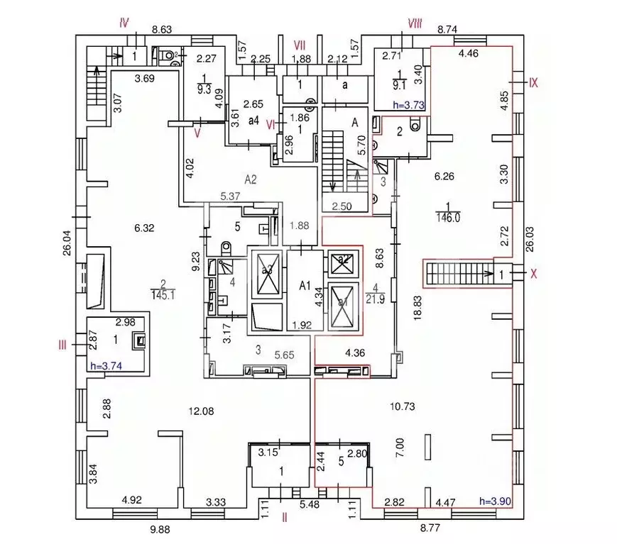 Помещение свободного назначения в Москва ул. Дмитрия Ульянова, 45 (185 ... - Фото 2
