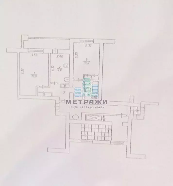 2-к кв. Калужская область, Калуга ул. Баррикад, 2 (62.0 м) - Фото 2