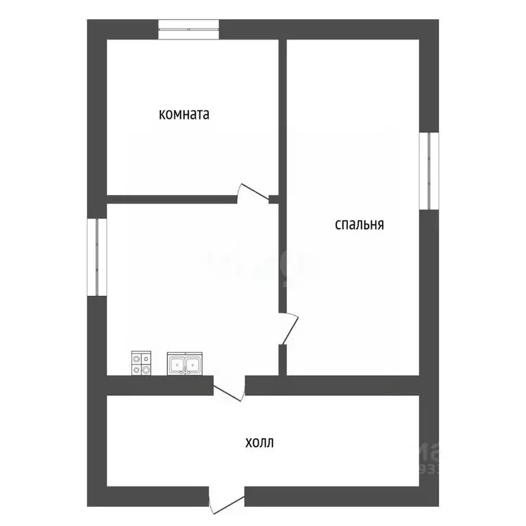 Дом в Свердловская область, Тугулымский муниципальный округ, пос. ... - Фото 1