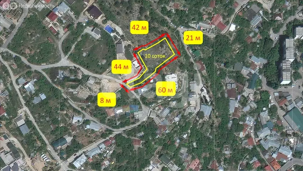 Участок в Республика Крым, муниципальный округ Ялта, посёлок ... - Фото 2