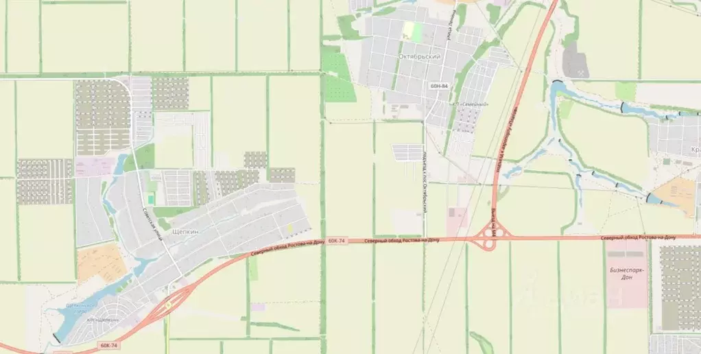 Участок в Ростовская область, Аксайский район, Щепкинское с/пос, пос. ... - Фото 1