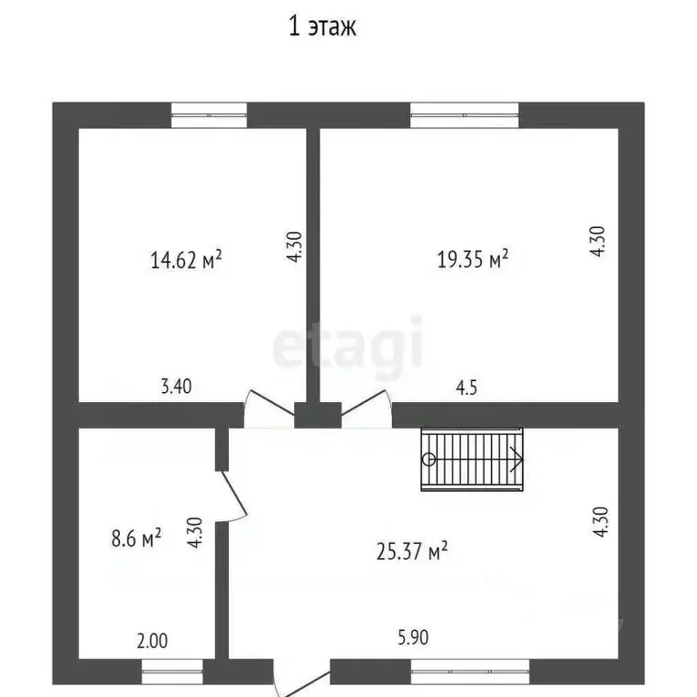 Дом в Севастополь Скалистый-89 СНТ, 41 (124 м) - Фото 1
