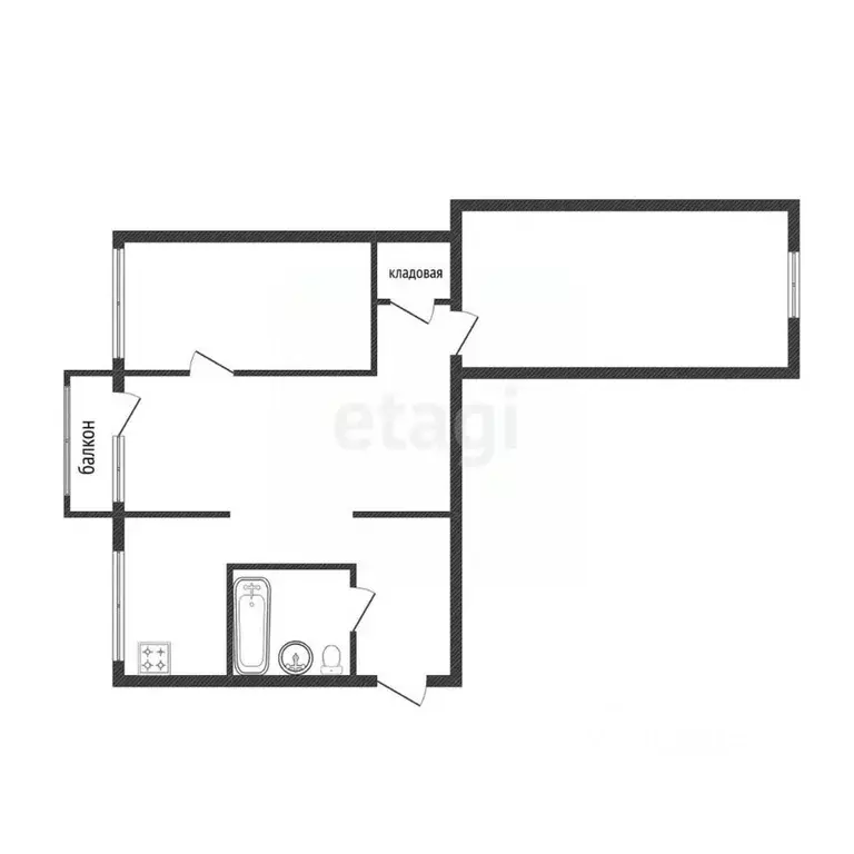 3-к кв. Костромская область, Кострома Лесная ул., 27 (53.5 м) - Фото 1