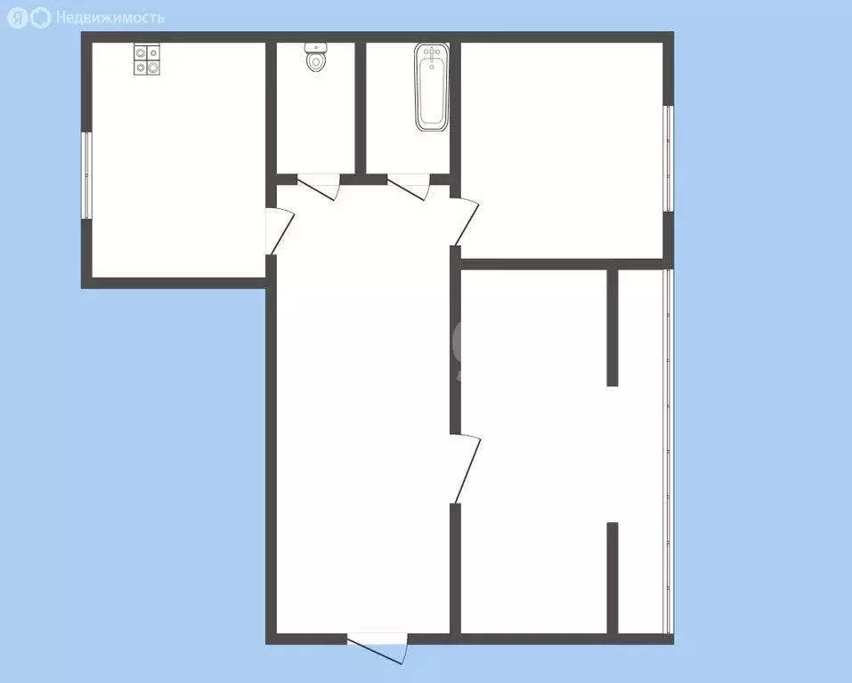 2-комнатная квартира: Черкесск, улица Демиденко, 26 (83.8 м) - Фото 1