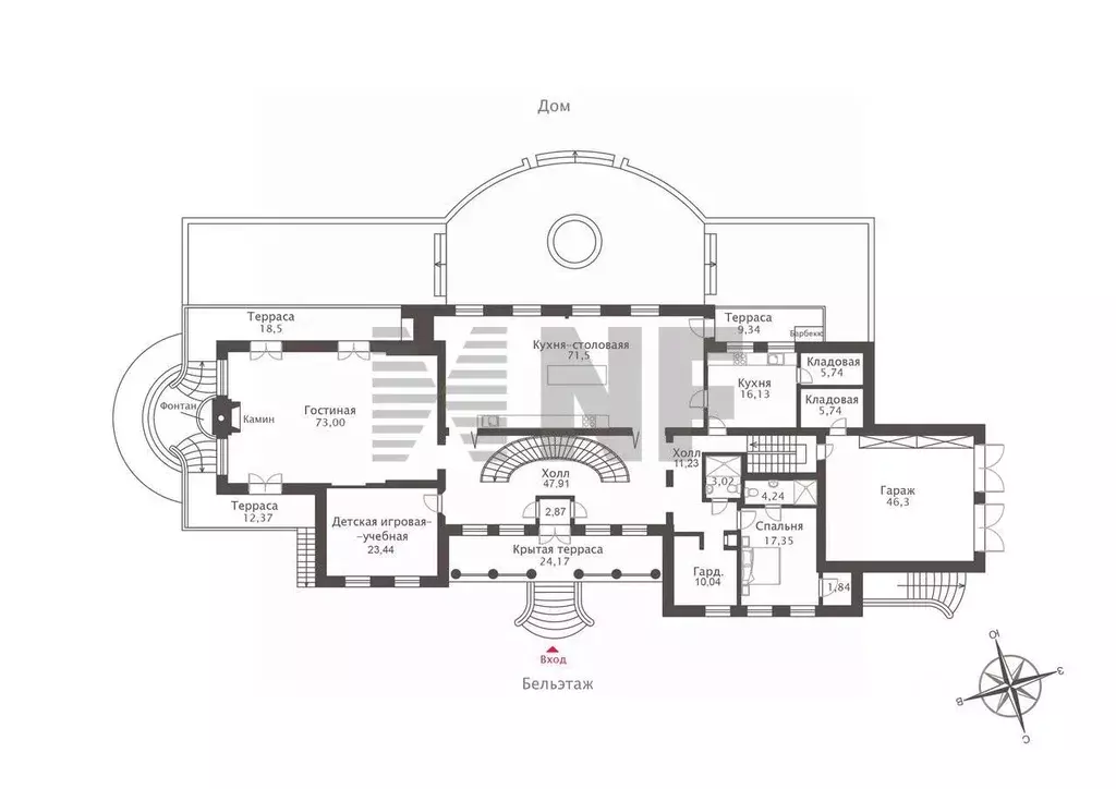 Коттедж в Ленинградская область, Выборгский район, Первомайское с/пос, ... - Фото 2