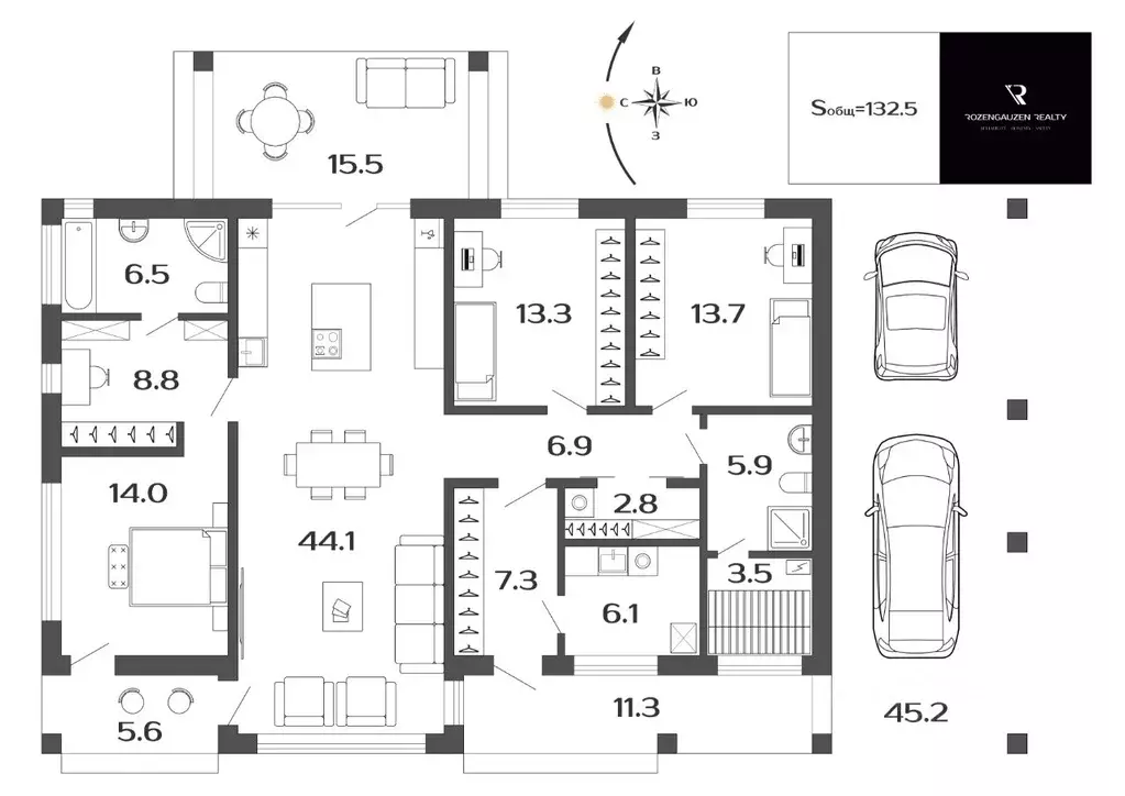 Дом в Ленинградская область, Приозерский район, пос. Сосново, ... - Фото 2
