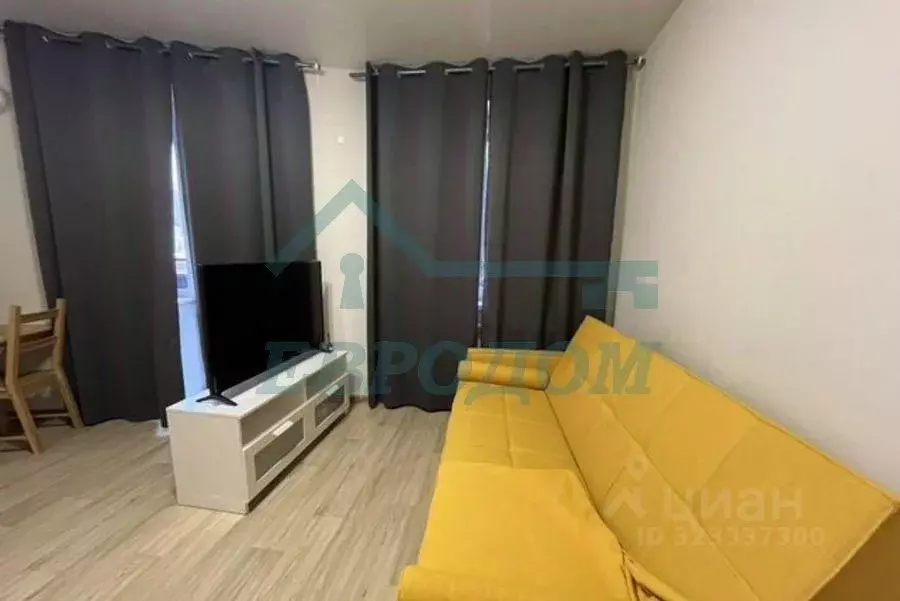 Студия Новосибирская область, Новосибирск ул. Николаева, 18 (28.8 м) - Фото 1