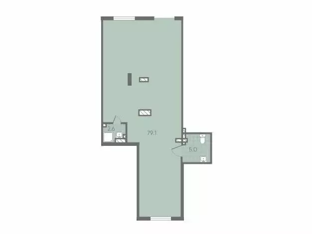 Офис (87.9 м) - Фото 1