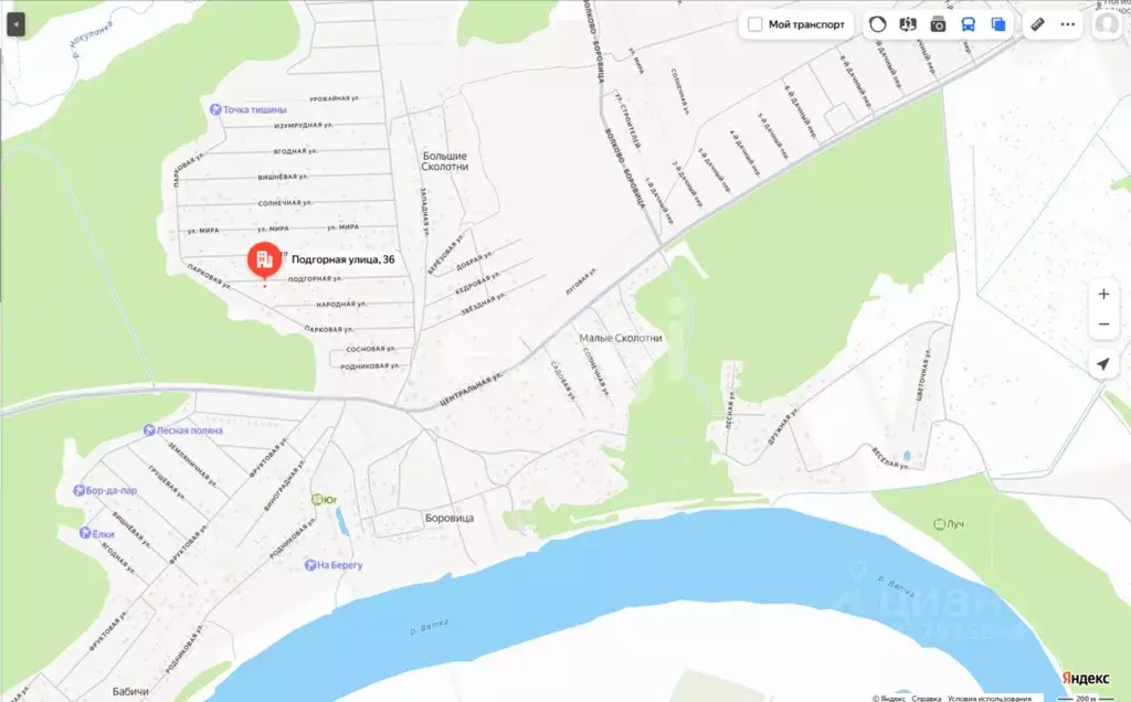 Участок в Кировская область, Слободской район, Ленинское с/пос, д. ... - Фото 2