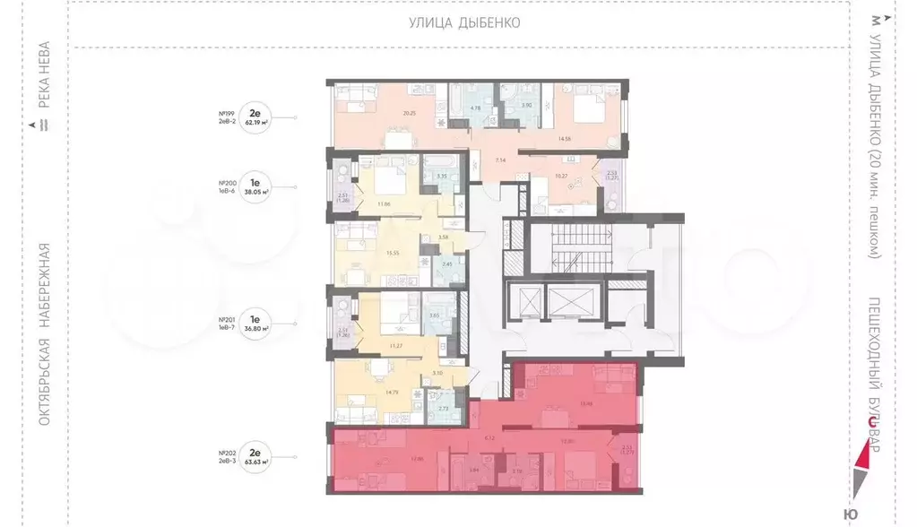 Квартира-студия, 21,1 м, 19/25 эт. - Фото 1