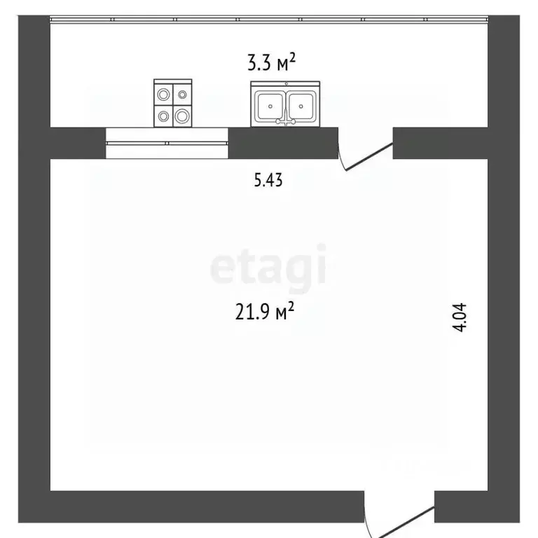 Комната Псковская область, Псков ул. Ижорского Батальона, 5а (21.9 м) - Фото 2