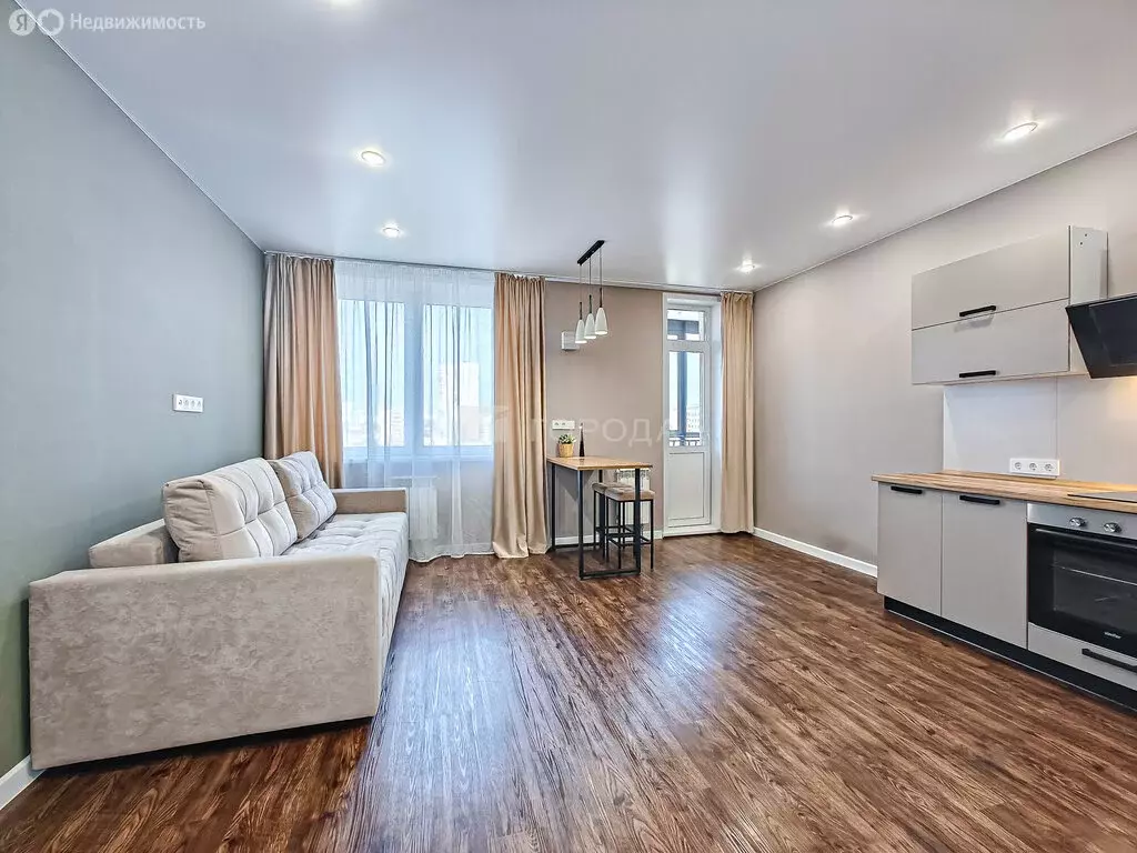 Квартира-студия: Новосибирск, Ленинградская улица, 106 (30.4 м) - Фото 1