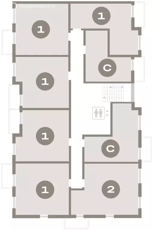 Квартира-студия: городской посёлок Новоселье, ЖК Брусника (31.95 м) - Фото 2