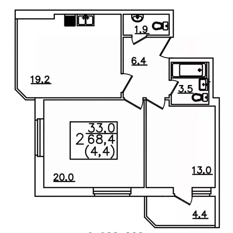 2-к кв. Ставропольский край, Пятигорск Бештау мкр, Алые Паруса жилой ... - Фото 1